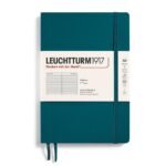 Тефтер A5 Leuchtturm1917 Notebook Classic Pacific Green, мека корица, на редове