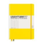Тефтер А5 Leuchtturm1917 Notebook Medium Lemon, твърди корици, на редове