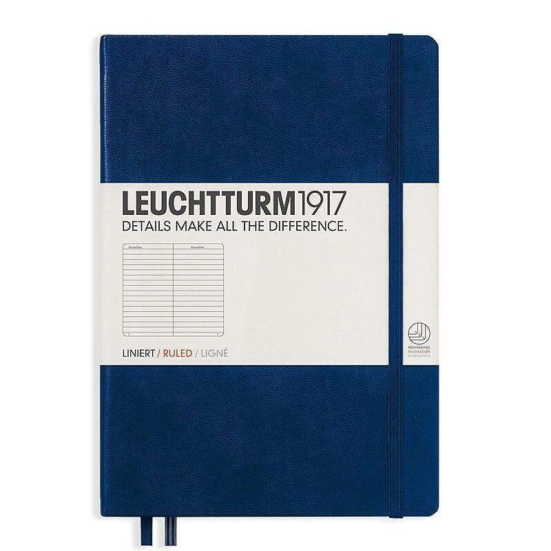 tefter-a5-leuchtturm1917-notebook-medium-navy-tvardi-korici-cisto-bala-image_64ca408e2f729 Тефтер А5 Leuchtturm1917 Notebook Medium Navy, твърди корици, на редове - Image 1
