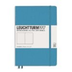 Тефтер А5 Leuchtturm1917 Notebook Medium Nordic Blue, твърди корици, бели страници