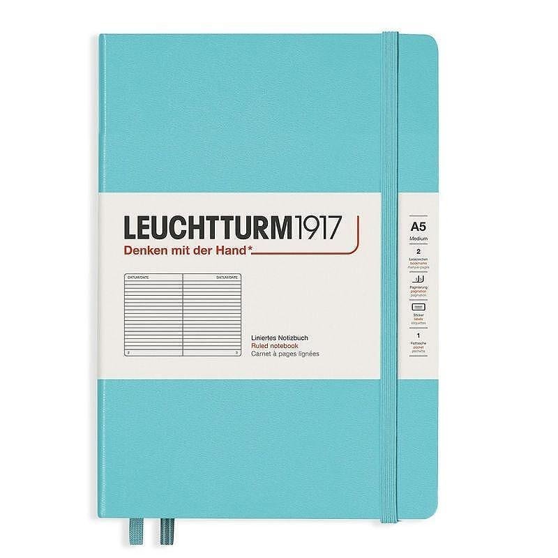 tefter-a5-leuchtturm1917-rising-colors-collection-aquamarin-tvardi-korici-tocki-image_64ca4059eb7ab Тефтер А5 Leuchtturm1917 Rising Colors Collection - Aquamarin, твърди корици, на редове - Image 1
