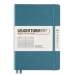 Тефтер А5 Leuchtturm1917 Rising Colors Collection - Stone Blue, твърди корици, на редове