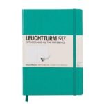 Тефтер А5 Leuchtturm1917 Sketchbook Medium Emerald, твърди корици