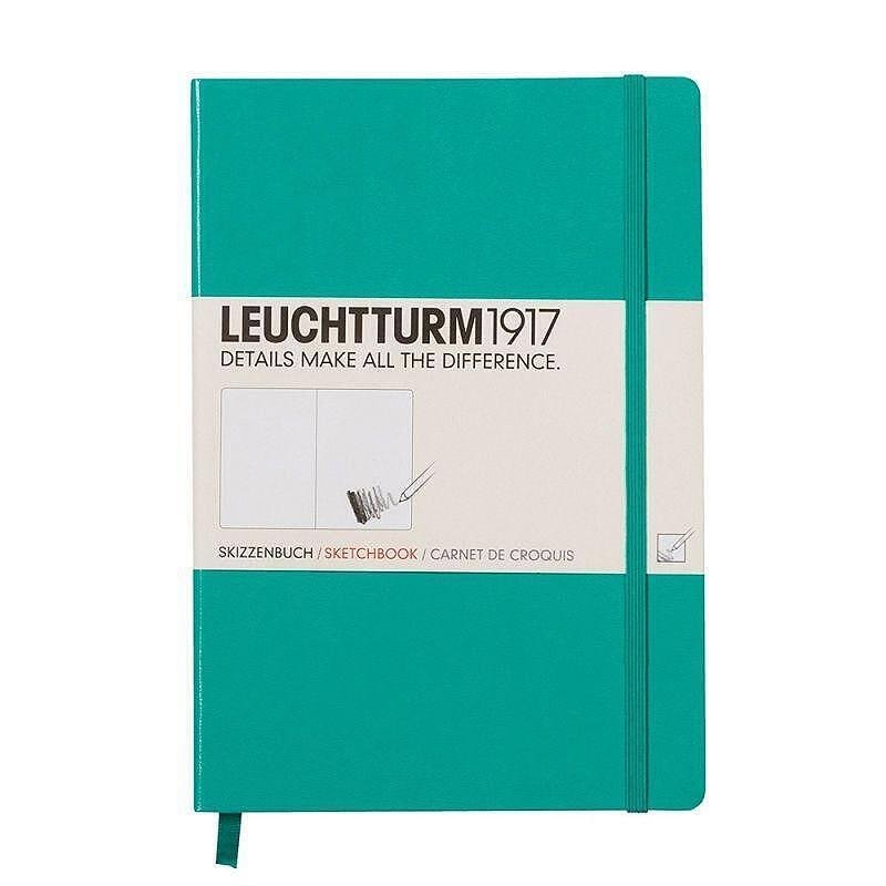 tefter-a5-leuchtturm1917-sketchbook-medium-emerald-tvardi-korici-image_64ca41b0009d0 Тефтер А5 Leuchtturm1917 Sketchbook Medium Emerald, твърди корици - Image 1