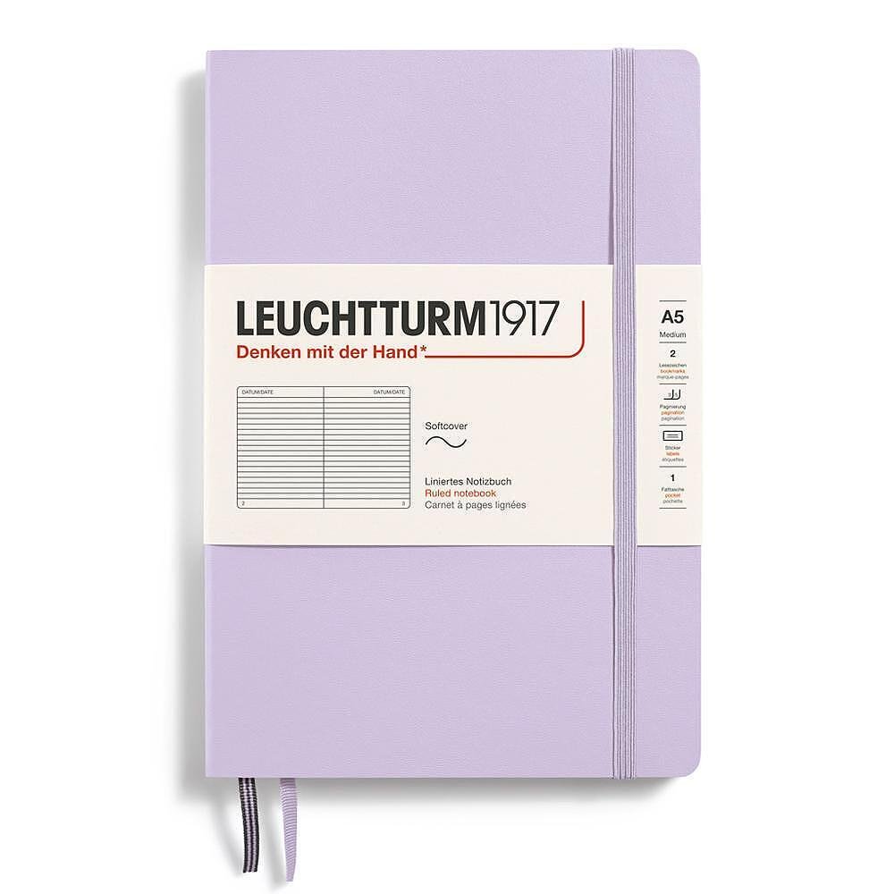 tefter-a5-leuchtturm1917-smooth-colors-collection-lilac-meka-korica-tocki-image_64ca40e556813 Тефтер A5 Leuchtturm1917 Smooth Colors Collection - Lilac, мека корица, на редове - Image 1