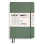 Тефтер A5 Leuchtturm1917 Smooth Colors Collection - Olive, мека корица, на точки