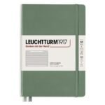 Тефтер А5 Leuchtturm1917 Smooth Colors Collection Olive, твърди корици, на редове