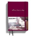 Тефтер А5 Leuchtturm1917 Some Lines a day - 5 години, Port Red, твърди корици
