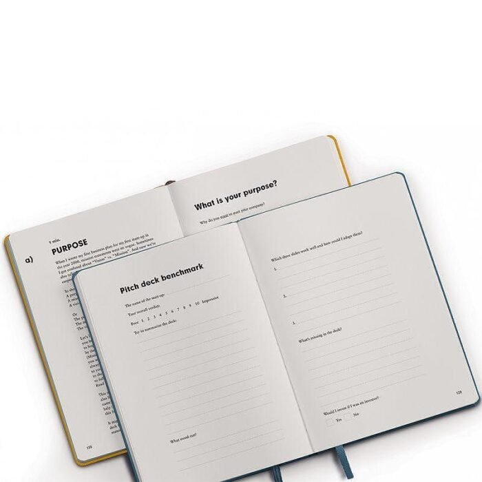 Тефтер А5 Leuchtturm1917 Start-up Journal, Stone Blue, твърди корици, на Английски - Image 2
