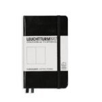 Тефтер А6 Leuchtturm1917 Notebook Pocket Black, твърда корица, на точки