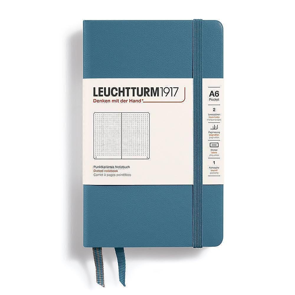 tefter-a6-leuchtturm1917-notebook-rising-colors-stone-blue-tvarda-korica-na-tocki-664dc526887e6 Тефтер А6 Leuchtturm1917 Notebook Rising Colors - Stone Blue, твърда корица, на точки - Image 1