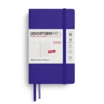 Тефтер A6 Leuchtturm1917 Weekly Planner & Notebook Pocket 2026, Ink