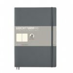 Тефтер B5 Leuchtturm1917 Notebook Composition Anthracite, мека корица, бели страници