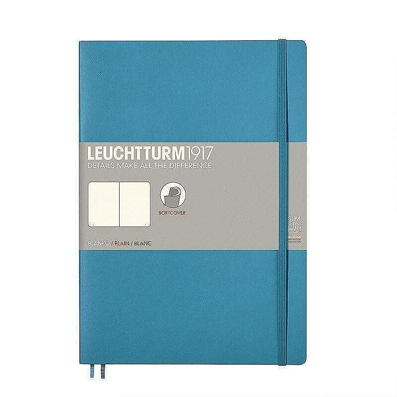 tefter-b5-leuchtturm1917-notebook-composition-nordic-blue-meka-korica-beli-stranici-664ef785746f0 Тефтер B5 Leuchtturm1917 Notebook Composition Nordic Blue, мека корица, бели страници - Image 1