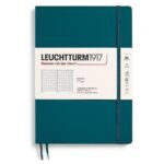 Тефтер B5 Leuchtturm1917 Notebook Composition Pacific Green, меки корици, на точки