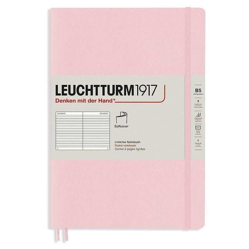 tefter-b5-leuchtturm1917-notebook-composition-powder-meki-korici-tocki-image_64ca4034cc3a3 Тефтер B5 Leuchtturm1917 Notebook Composition Powder, меки корици, на редове - Image 1