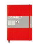 Тефтер B5 Leuchtturm1917 Notebook Composition Red, мека корица, на редове