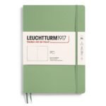 Тефтер B5 Leuchtturm1917 Notebook Composition Sage, меки корици, изчистени страници