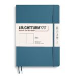 Тефтер B5 Leuchtturm1917 Notebook Composition Stone Blue, мека корица, бели страници