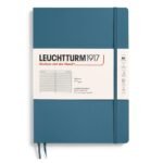 Тефтер B5 Leuchtturm1917 Notebook Composition Stone Blue, мека корица, на редове