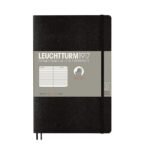 Тефтер B6+ Leuchtturm1917 Notebook Paperback Black, мека корица, на редове