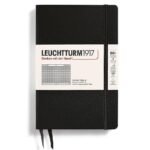 Тефтер B6+ Leuchtturm1917 Notebook Paperback Black, твърди корици, на квадратчета