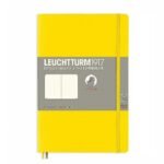Тефтер B6+ Leuchtturm1917 Notebook Paperback Lemon, меки корици, бели страници
