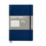 Тефтер B6+ Leuchtturm1917 Notebook Paperback Navy, меки корици, на редове
