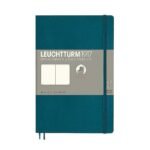Тефтер B6+ Leuchtturm1917 Notebook Paperback Pacific Green, мека корица, бели страници