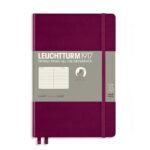 Тефтер B6+ Leuchtturm1917 Notebook Paperback Port Red, мека корица, на редове