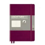 Тефтер B6+ Leuchtturm1917 Notebook Paperback Port Red, мека корица, на точки