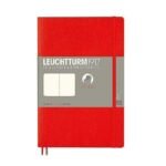 Тефтер B6+ Leuchtturm1917 Notebook Paperback Red, мека корица, бели страници