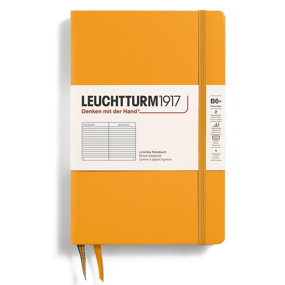 tefter-b6-leuchtturm1917-notebook-paperback-rising-sun-tvardi-korici-660a94ab7347a Тефтер B6+ Leuchtturm1917 Notebook Paperback Rising Sun, твърди корици, на редове - Image 1