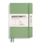 Тефтер B6+ Leuchtturm1917 Notebook Paperback Sage, меки корици, бели страници
