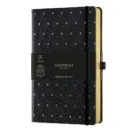 Тефтер Castelli Milano C&G - Diamonds Gold, 13см x 21см, на редове