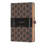 Тефтер Castelli Milano C&G - Greek Copper, 13см x 21см, на редове