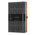 Тефтер Castelli Milano C&G - Weaving Copper, 13см x 21см, на редове