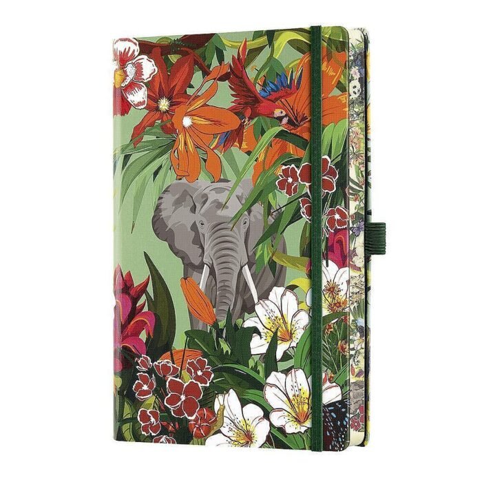 Тефтер Castelli Milano Eden - Elephant, 13см x 21см, на редове - Image 2