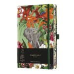 Тефтер Castelli Milano Eden - Elephant, 13см x 21см, на редове