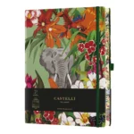 Тефтер Castelli Milano Eden - Elephant, 19см x 25см, на редове