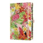 Тефтер Castelli Milano Eden - Flamingo, 13см x 21см, на редове - Image 2