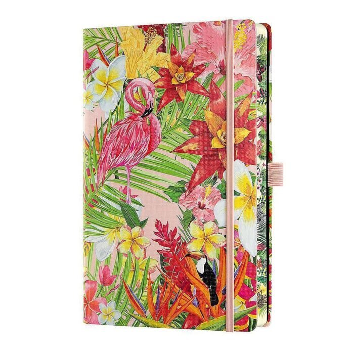 Тефтер Castelli Milano Eden - Flamingo, 13см x 21см, на редове - Image 2