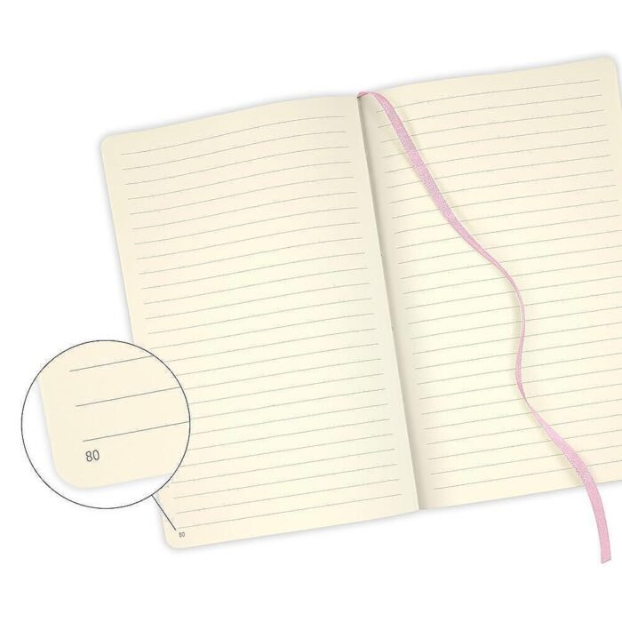Тефтер Castelli Milano Eden - Flamingo, 13см x 21см, на редове - Image 3