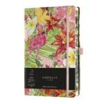 Тефтер Castelli Milano Eden - Flamingo, 13см x 21см, на редове
