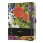 Тефтер Castelli Milano Eden - Orchid, 19см x 25см, на редове
