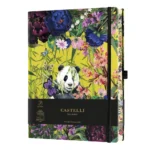 Тефтер Castelli Milano Eden - Panda, 19см x 25см, на редове