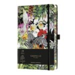 Тефтер Castelli Milano Eden - Zebras, 13см x 21см, на редове