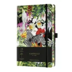 Тефтер Castelli Milano Eden - Zebras, 13см x 21см, нелиниран