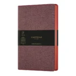 Тефтер Castelli Milano Harris - Maple Red, 13см х 21 см, на редове