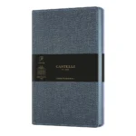 Тефтер Castelli Milano Harris - Slate Blue, 13см х 21 см, на редове